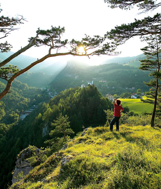 Aussicht auf Landschaft | © Wiener Alpen / Franz Zwickl