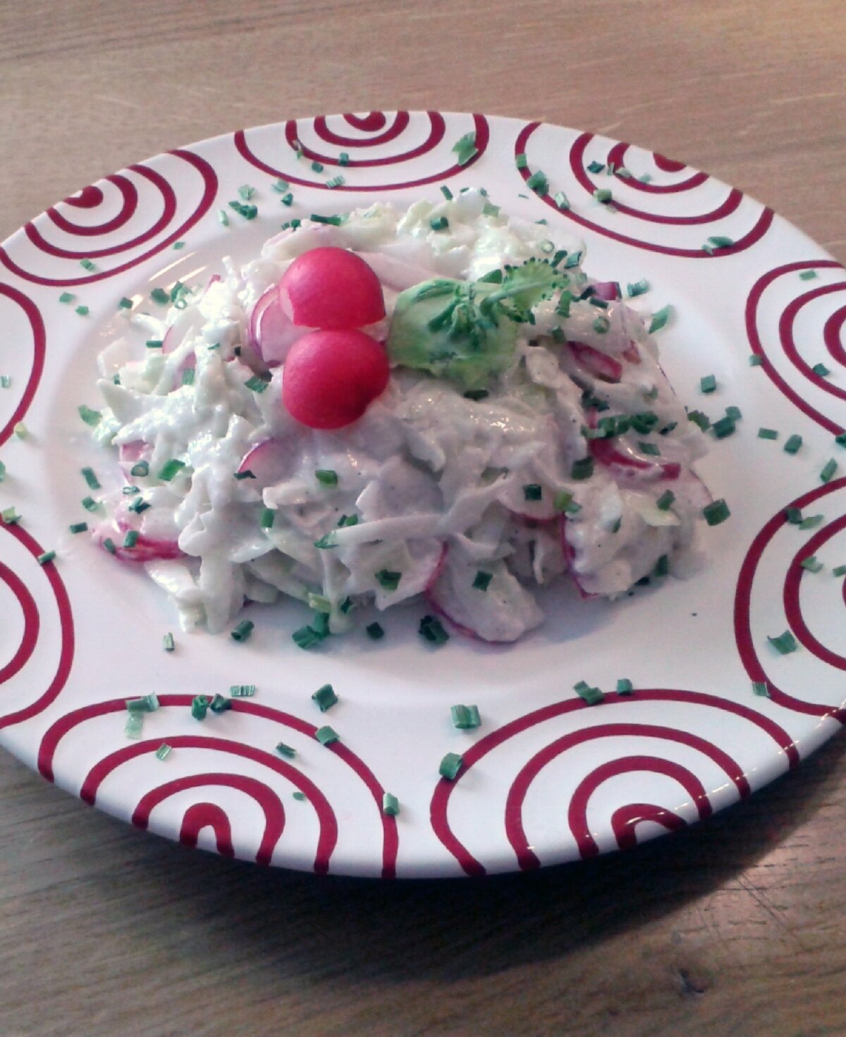 Kohlrabi-Radieschen-Rohkost angerichtet auf dem Teller mit frischen Radieschen | © Urlaub am Bauernhof Oberösterreich / Susanne Sonnleitner