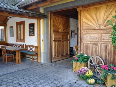 Willkommen am Radlerbauernhof Moser in Mitterkirchen | © Urlaub am Bauernhof Oberösterreich / Harald Puchegger Eingang des Radlerbauernhofs Moser in Mitterkirchen, Mühlviertel | © Urlaub am Bauernhof Oberösterreich / Harald Puchegger