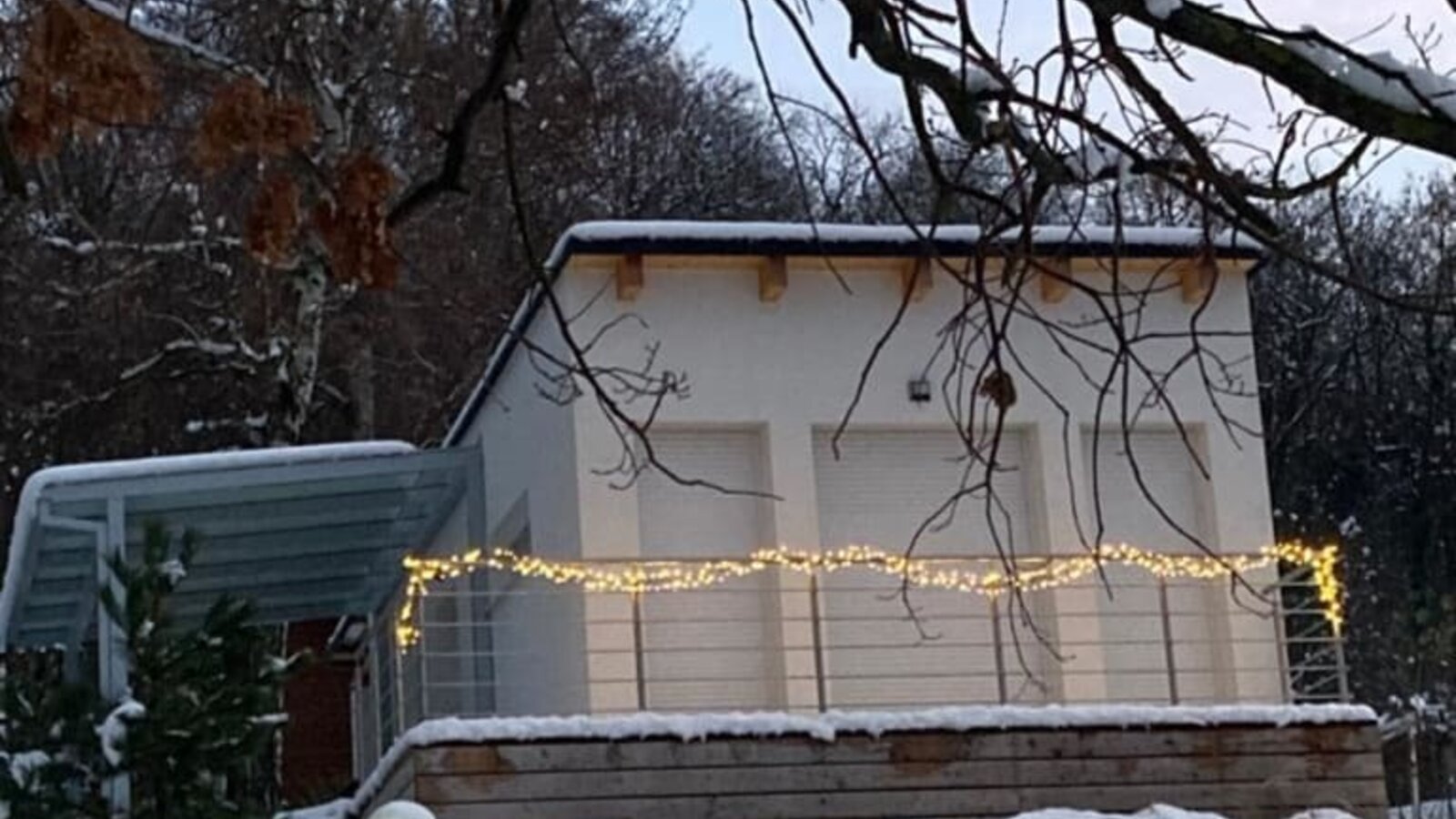 Chalet im Winter
