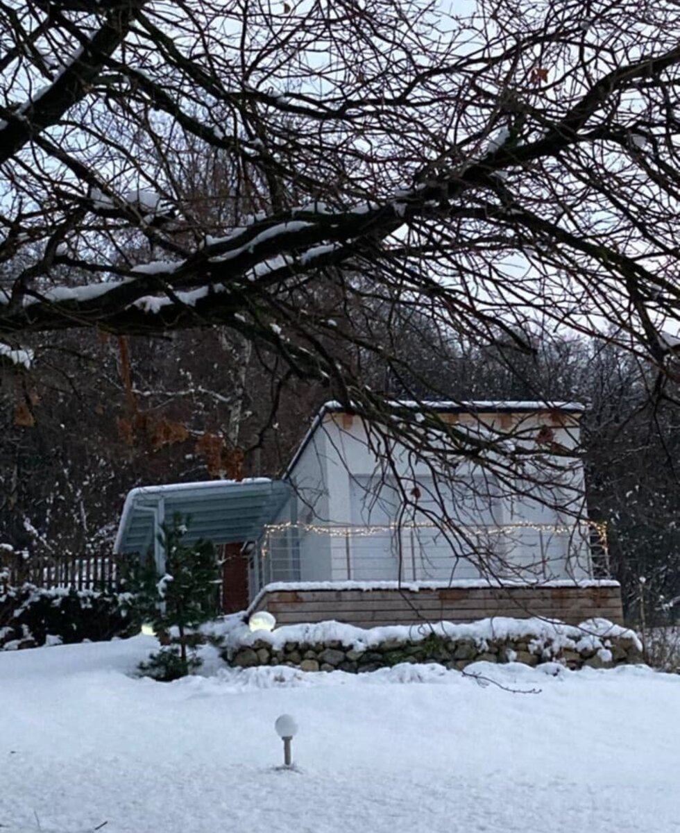 Chalet im Winter