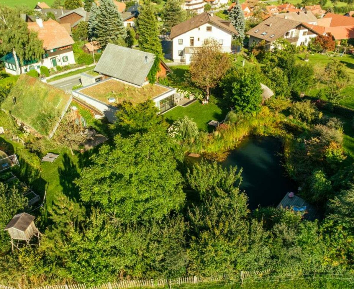 Ferienhäuser Gruber-List - Ferienhaus Unternberg - Luftaufnahme