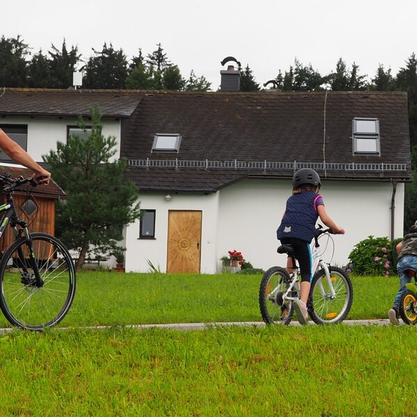 Mountainbike- Wege beginnen beim Haus