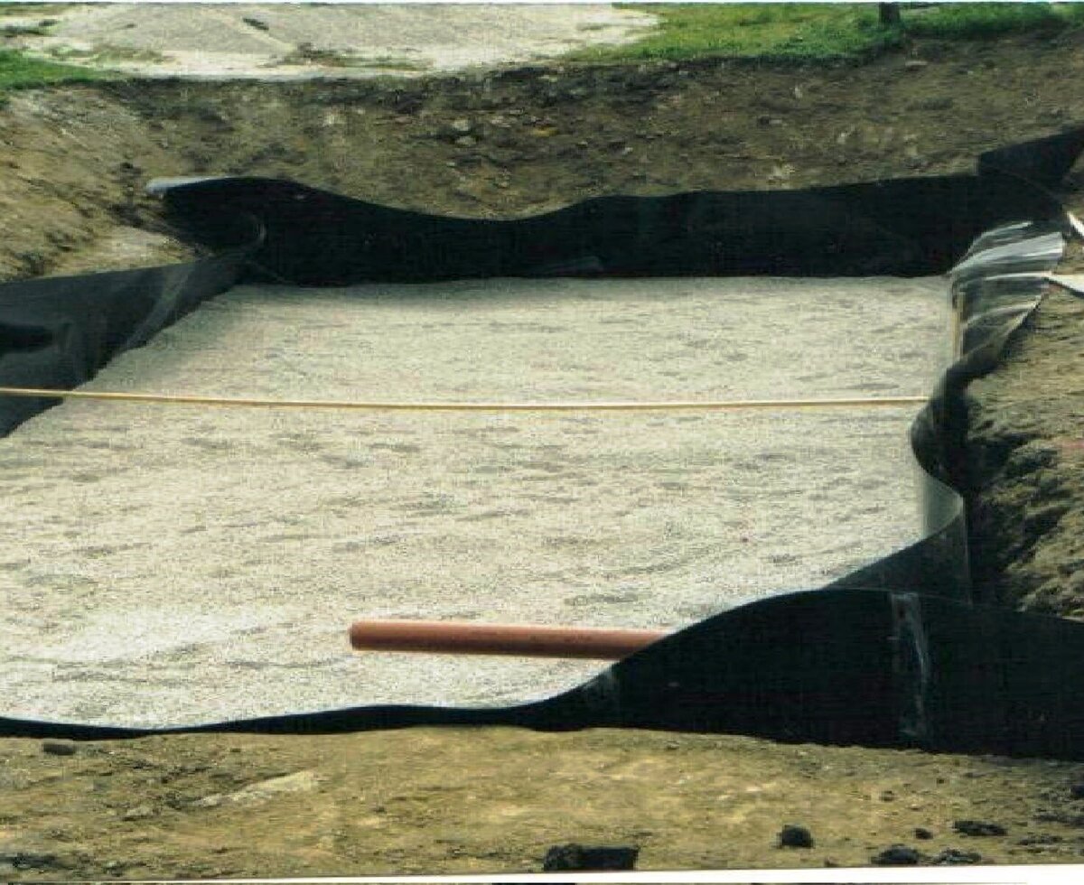 Kläranlage- Sandbecken