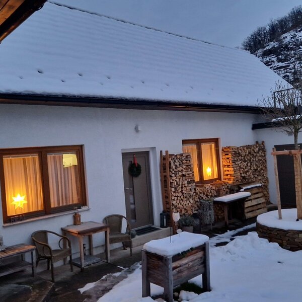 Das Gästeapartment im Winter
