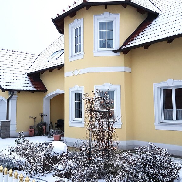 Gästehaus im Winterkleid