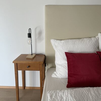 Zimmer Mohnblume - Bett