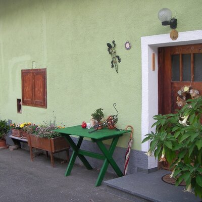 Eingang zu FeWo I im Innenhof