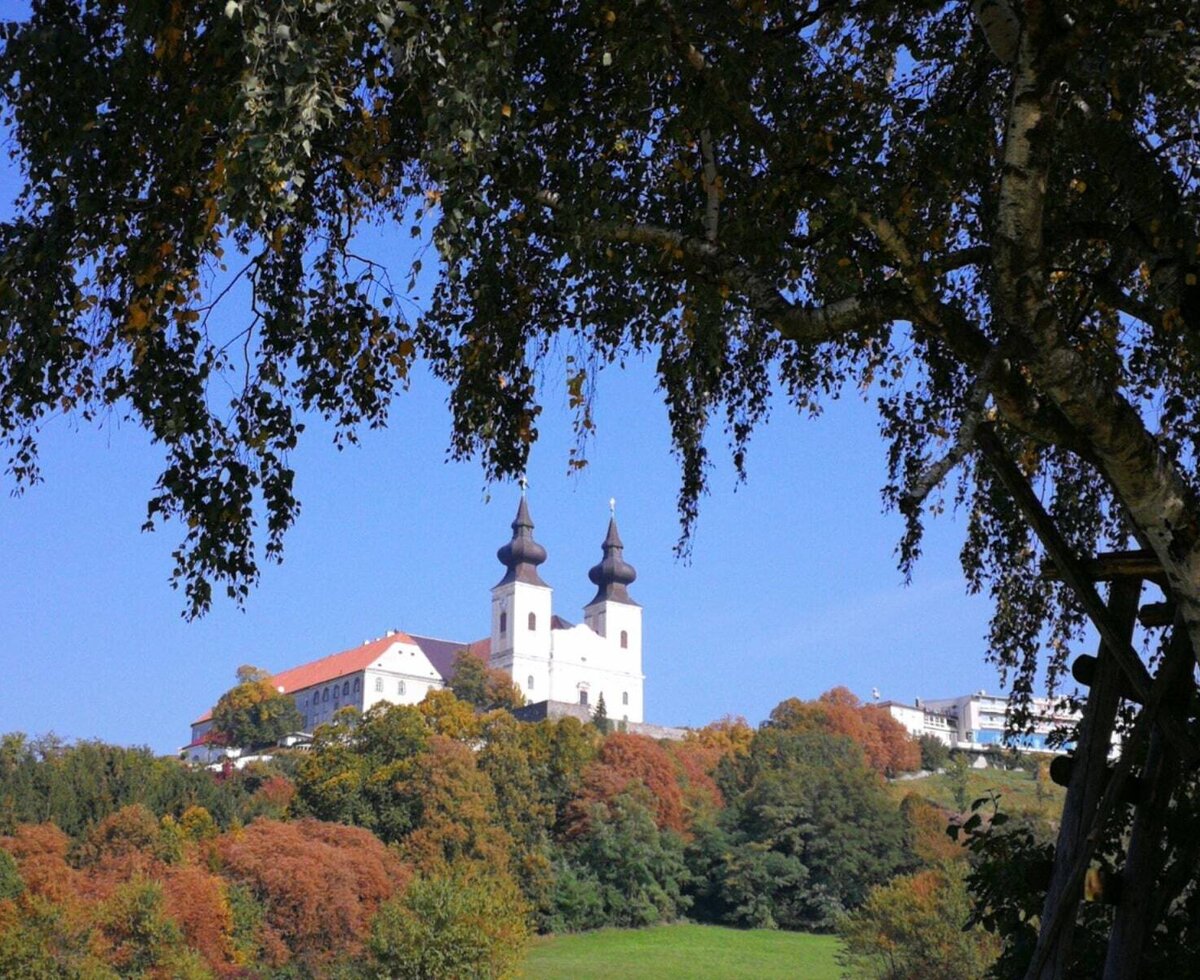 Blick auf Basilika Maria Taferl