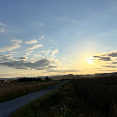 Sonnenuntergang nähe Raabs