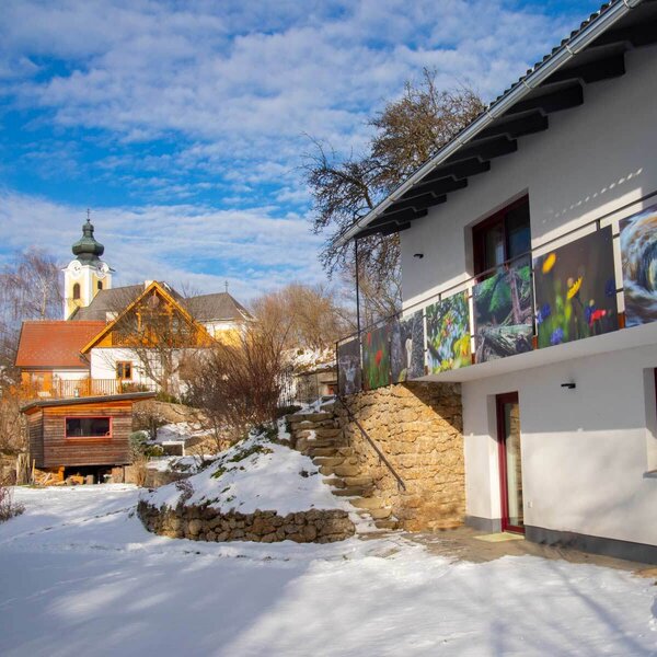 UrlaubsREICH Ferienwohnung Lugmayr_Winteransicht